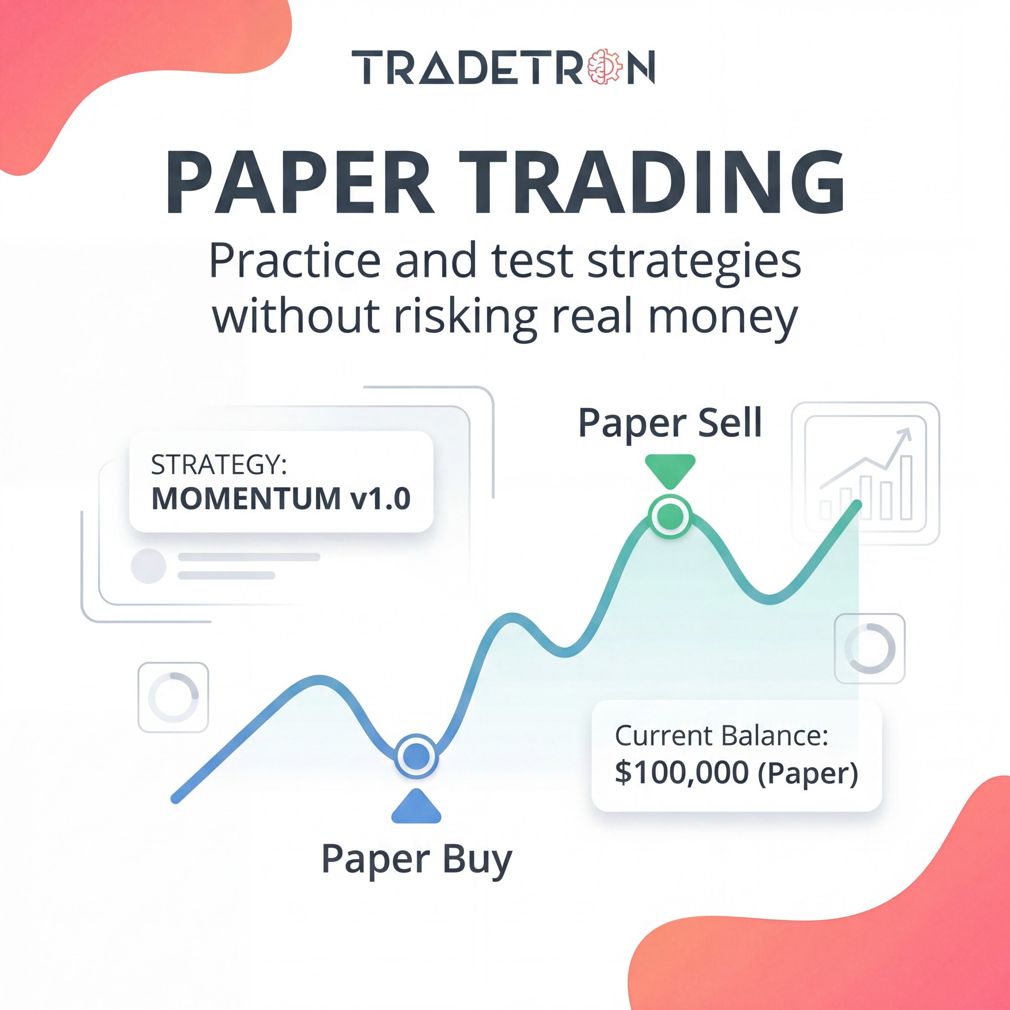 Paper trading concept — planning trades without risking real money
